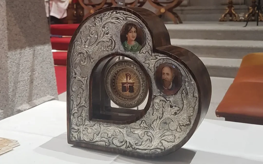 Las reliquias de san Luis y santa Celia visitan la parroquia de Sonseca
