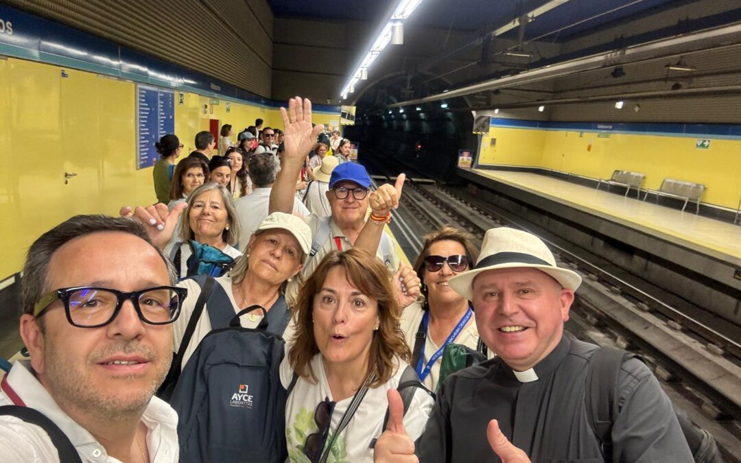 Sonseca junto al Papa León XIV en Madrid