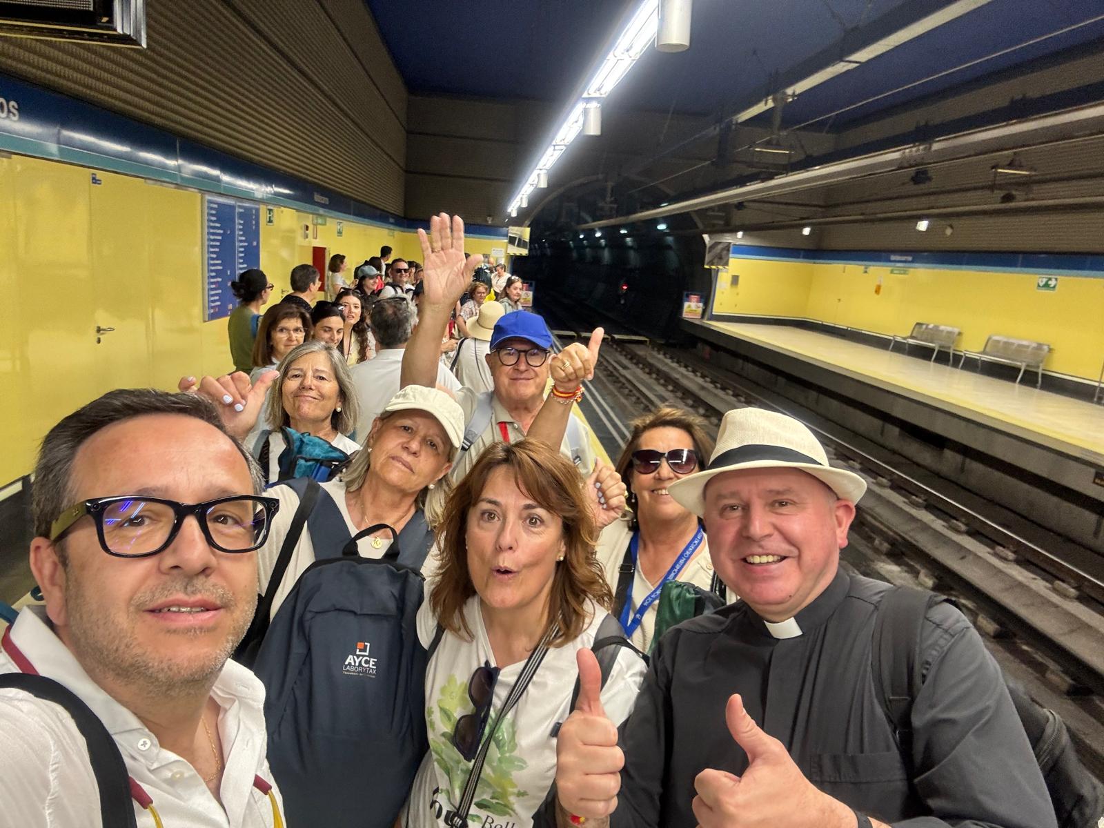 Sonseca junto al Papa León XIV en Madrid